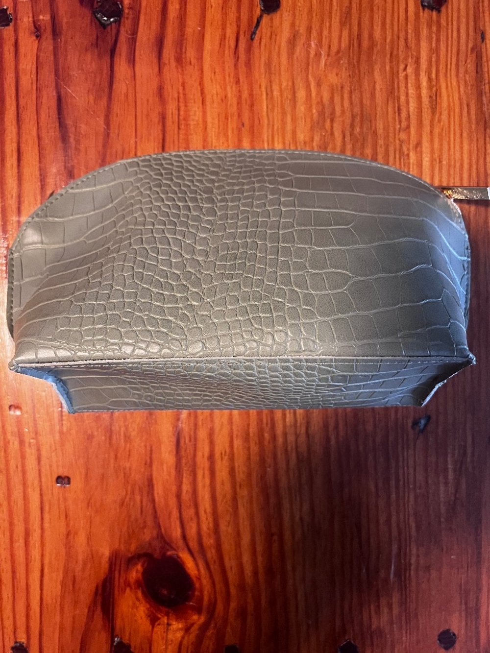 Space NK Zippered Makeup Toiletry Pouch Bag Travel Faux Leather - Unused